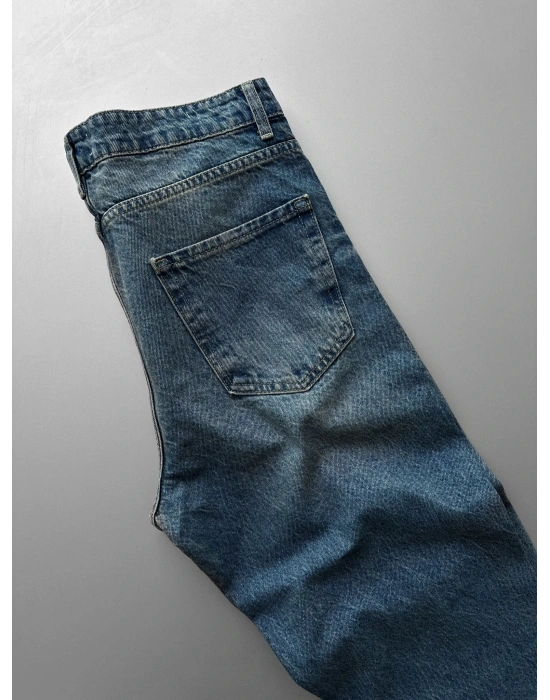 WE11 KOT BAGGY PANTOLON MAVİ