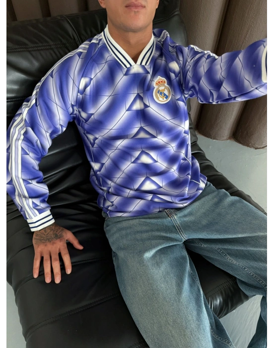 YAKA - BİLEK RİBANALI FORMA SWEAT