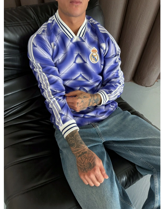 YAKA - BİLEK RİBANALI FORMA SWEAT