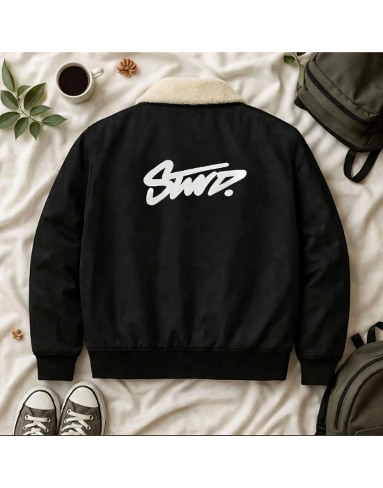 YAKA KÜRKLÜ STW KOL CEP DETAY BOMBER CEKET