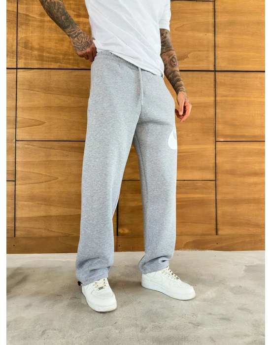 YAN BÜYÜK BASKI NK BAGGY EŞOFMAN GRİ