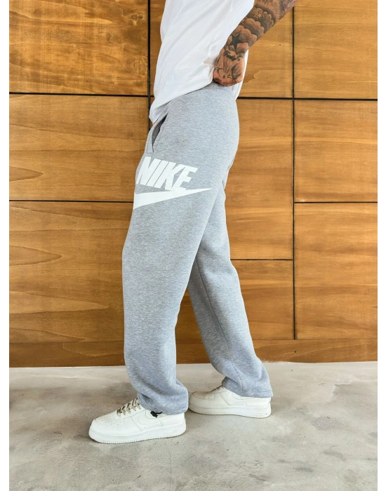 YAN BÜYÜK BASKI NK BAGGY EŞOFMAN GRİ