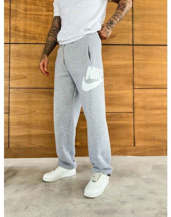 YAN BÜYÜK BASKI NK BAGGY EŞOFMAN GRİ