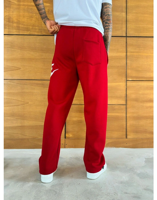 YAN BÜYÜK BASKI NK BAGGY EŞOFMAN KIRMIZI