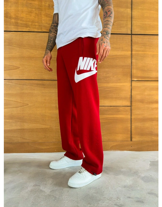 YAN BÜYÜK BASKI NK BAGGY EŞOFMAN KIRMIZI