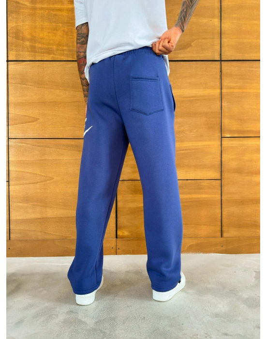 YAN BÜYÜK BASKI NK BAGGY EŞOFMAN MAVİ