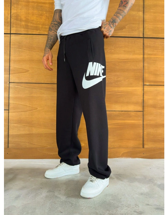 YAN BÜYÜK BASKI NK BAGGY EŞOFMAN SİYAH