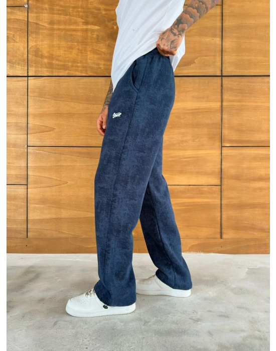 YIKAMALI CEP NAKIŞLI BAGGY EŞOFMAN LACİ