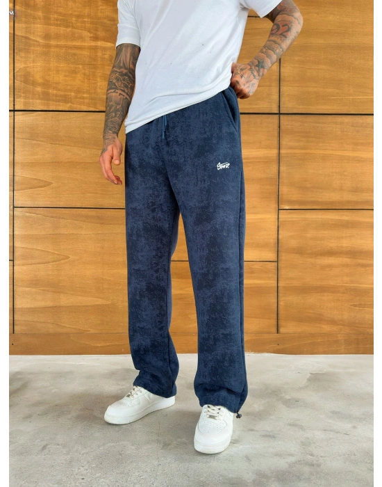 YIKAMALI CEP NAKIŞLI BAGGY EŞOFMAN LACİ