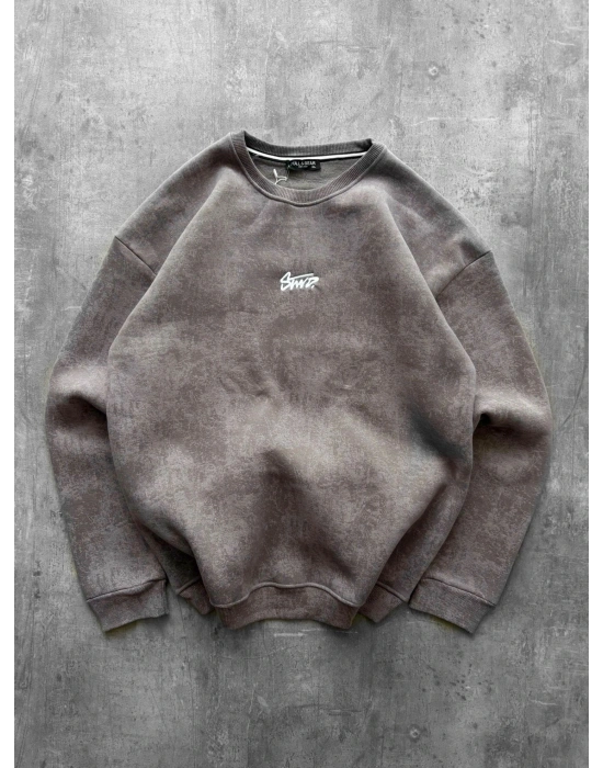 YIKAMALI STW BASİC SWEAT GRİ
