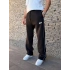 3 İPLİK ŞARDONLU STW BİYELİ EŞOFMAN SİYAH