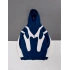 44 MASKE OVERSİZE HIRKA MAVİ