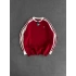 AD KOL SERİT 3 İPLİK PAMUKLU SWEAT KIRMIZI