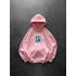 BP MAVİ BASKI 3 İPLİK PAMUKLU KUMAŞ OVERSİZE SWEAT PEMBE