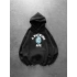 BP MAVİ BASKI 3 İPLİK PAMUKLU KUMAŞ OVERSİZE SWEAT SİYAH