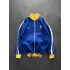 BRAZİL 3 İPLİK ŞARDONLU HIRKA MAVİ