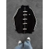 CHİN OVERSİZE 3 İPLİK PAMUKLU HIRKA SİYAH