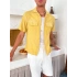 CROP CEPLİ GG GÖMLEK SARI