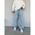 EXTRA BAGGY DS KOT PANTOLON BUZ MAVİSİ