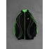 NEON AD OVERSİZE 3 İPLİK PAMUKLU HIRKA SİYAH