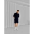 MCH KETEN KUMAŞ ŞORTLU TAKIM SİYAH