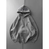 NAKIŞLI 3 İPLİK PAMUKLU KUMAŞ OVERSİZE STW SWEAT GRİ