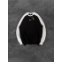 NK KOL PARCALI 3 İPLİK PAMUKLU SWEAT SİYAH