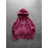 NK YIKAMA 3 İPLİK ŞARDONLU HIRKA BORDO