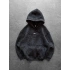 NK YIKAMA 3 İPLİK ŞARDONLU KAPÜŞONLU SWEAT SİYAH