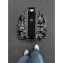 PARİS DİO NAKIŞ 3 İPLİK PAMUKLU YAKALI SWEAT SİYAH