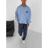 POV GÖMLEK, MODAL KUMAŞ BAGGY PANTOLON AÇIK MAVİ