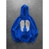 PULLU KANAT 3 İPLİK PAMUKLU KUMAŞ SWEAT MAVİ