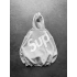 SUP BASKI 3 İPLİK PAMUKLU KUMAŞ OVERSİZE SWEAT GRİ
