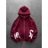 SUPREM OVERSİZE HIRKA BORDO