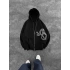 SYN 3 İPLİK PAMUKLU HIRKA SİYAH