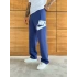 YAN BÜYÜK BASKI NK BAGGY EŞOFMAN MAVİ