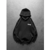 247 3 İPLİK ŞARDONLU KAPUŞONLU SWEAT SİYAH