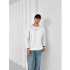 3 İ3 İPLİK PAMUKLU KUMAŞ NK YANDAN BİYELİ SWEAT BEYAZ