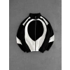 3 İPLİK OVAL PARÇALI YAKALI HIRKA SİYAH