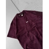 YIKAMALI KUMAŞ STW NAKIŞLI OVERSİZE TSHİRT BORDO