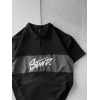POLO YAKA ORTA SERİT STW NAKIŞ TSHİRT SİYAH