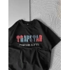TRAP KABARTMA BASKI HS OVERSİZE TSHİRT SİYAH