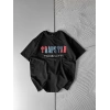 TRAP KABARTMA BASKI HS OVERSİZE TSHİRT SİYAH