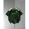 OMUZ RENKLİ TAKIM NAKIŞ OVERSİZE TSHİRT BREZİLYA