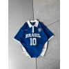 BRASİL 10 POLO YAKA OVERSİZE TSHİRT LACİ