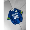BRASİL 00 POLO YAKA OVERSİZE TSHİRT LACİ