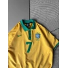 BRASİL 7 POLO YAKA OVERSİZE TSHİRT SARI
