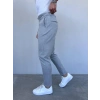 SLİM KALIP KUMAŞ PANTOLON GRİ