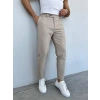 SLİM KALIP KUMAŞ PANTOLON KREM