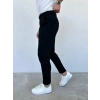 SLİM KALIP KUMAŞ PANTOLON SİYAH